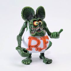 希少カラー】ラットフィンク Rat Fink フィギュア 水色オーバーオール