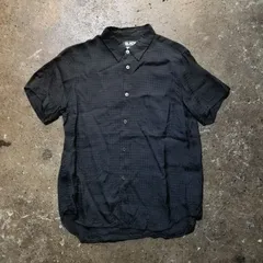 BLACK COMME des GARCONS 22ss キュプラ半袖シャツ S ブラックコムデギャルソン 2022ss AD2021のサムネイル