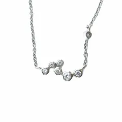 シーケーカルバンクライン ck Calvin Klein ネックレス アクセサリー ペンダント ラインストーン ロゴ シルバー色 ■GY11 /MQのサムネイル