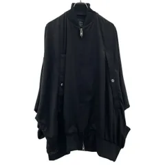 LIMI feu リミフゥ オーバーサイズドルマンサテンブルゾン LW-J05-905 ブラック Sのサムネイル