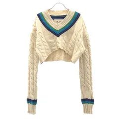 INSCRIRE アンスクリア 22AW SHORT CHILDEN ショートチルデンニットセータ I22AW-K11 アイボリー -のサムネイル
