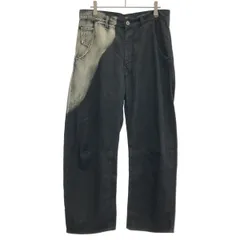 Y's Yohji Yamamoto ワイズ ヨウジヤマモト 23SS ワイドブリーチデニムパンツ YZ-P98-005 ブラック 1のサムネイル