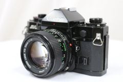 ⭐️美品⭐️動作確認済⭐️Canon A-1 BLACK＋50mm f/1.8 - メルカリ