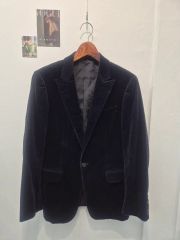 ARMANI COLLEZIONIテーラードジャケット48 Lネイビー シルク混 - メルカリ