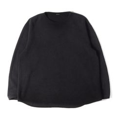 25AW サイズ1 COMOLI シルクフリース クルーネック ブラック - メルカリ