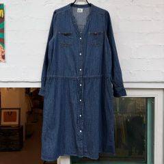 ブルートリック BlueTrick 岡山デニム ワンピース 羽織 ドット | Mercari