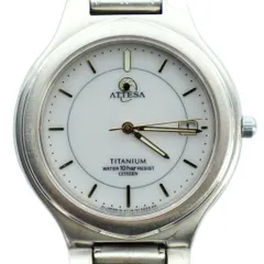 シチズン CITIZEN A114-H08274 ATTESA アテッサ Eco-Drive エコドライブ 腕時計 ウォッチ ソーラー カレンダー付き シルバー色 ■GY18 /MQ