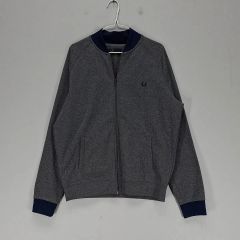希少】フレッドペリー トラックジャケット ピンストライプ 刺繍ロゴ XS 