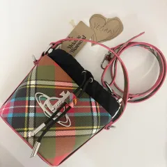 Vivienne Westwood ヴィヴィアン・ウエストウッド Betty チェック バケットバッグ マルチカラー