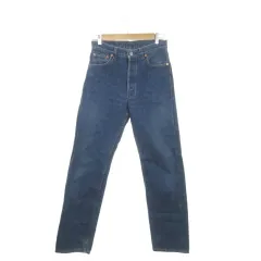 リーバイス Levi's 501xx デニム ジーンズ W31 L36 青 ブルー 無地 長ズボン ボタンフライ /AH21 ■ECA002
