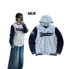 MLB ニューヨーク・ヤンキース ビックロゴ コットン フーディー スタジアム ジャケット