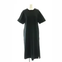 エムズセレクト m’s select 24SS ロールアップロングワンピース ミモレ ロング 半袖 36 黒 ブラック /AT ■OSのサムネイル