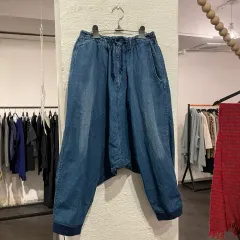 YOHJI YAMAMOTO ヨウジヤマモト プール オム デニム サルエル パンツのサムネイル