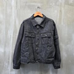 00s OLD GAP トラッカーデニムジャケット Sサイズ ダークグレー - メルカリ