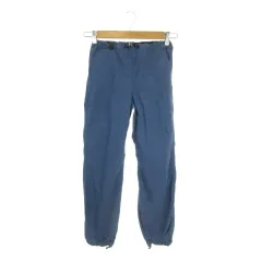 モンベル Montbell アウトドア ロングパンツ 子ども服（男の子用） 140 青 ブルー /AH18 ■ECD001