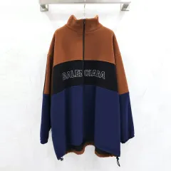 48 / バレンシアガ ロゴ ジップアップ ダウン ジャケットのサムネイル