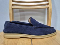 UGG スリッポン ブルー スエード 26.5cm - メルカリ