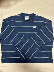 H*O様 ❗️【激レア品】❗️2000s銀タグ NIKE 太ボーダー柄　長袖ポロ Nike スウェット 00s ボーダー ヴィンテージ シルバータグ 銀タグ