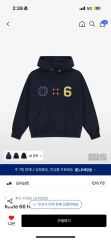 AMOU Molly Hoodie Zip Up NAVY - メルカリ