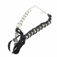 エムエムシックス メゾンマルジェラ MM6 Maison Margiela チェーンネックレス アクセサリー 喜平 ロゴ シルバー色 ■GY69 /MQのサムネイル