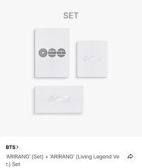 新品未開封】BTS ARIRANG 3形態×5セット 特典付き - メルカリ