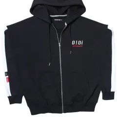 110-115 O!Oi 起毛ジップアップWHO フーディー ルーズフィット 042のサムネイル
