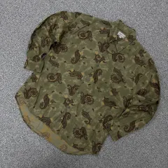 L ヴィンテージ メンズ ベイズリー シャツ シャツ 0319J