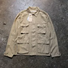 REMI RELIEF  BEAMS PLUS 別注 Military Shirt Jacket M KHAKI レミレリーフ ビームスプラス BDU ミリタリーシャツジャケット タグ付きのサムネイル