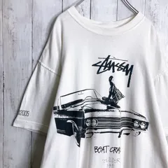 【お宝古着】25周年記念タグ 00s Vintage 古着 OLD STUSSY ステューシー BEAT CRAZY 半袖Tシャツ