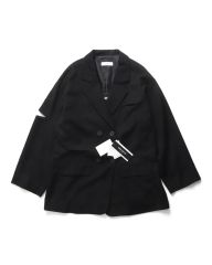 OMMO VEST LAYERED BIG SHOULDER JK - メルカリ