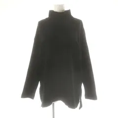 プレインピープル PLAIN PEOPLE コットンスムースタートルネックプルオーバー カットソー 長袖 ハイネック 3 黒 /NR ■OSのサムネイル