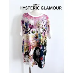 HYSTERIC GLAMOUR　ヒステリックグラマー　COURTMEY LOVE　日本製　フリー　ストリート　カジュアル　綿　半袖　ロゴ　送料込み   6466490