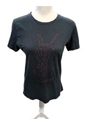 レア品 イヴ サンローラン YSL Tシャツ ベロア生地 - メルカリ