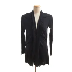 ヨウジヤマモト YOHJI YAMAMOTO ドレープロングカーディガン 黒 ブラック FU-T84-083 /HWのサムネイル