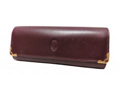 希少品！Cartier カルティエ マストライン 眼鏡ケース ボルドー - メルカリ