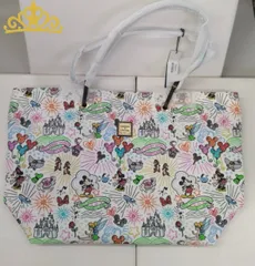 Dooney & Bourke × Disney Sketch Parks Collection ミッキー ミニー トートバッグ レディース ディズニー