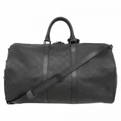 ルイ・ヴィトン(Louis Vuitton) ルイ・ヴィトン バッグ・ボストンバッグ モノグラム・シャドウ キーポルバンドリエール50 M44810 ノワールメンズ