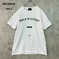 MR.ORIVE ミスターオリーブ L ホワイト WALK IN CLOSET TOKYO ロゴプリント クルーネック 半袖 Tシャツ 綿100% 日本製 ストリート アメカジ カジュアル カットソー トップス デザイナーズ 人気 ★ ■◆のサムネイル