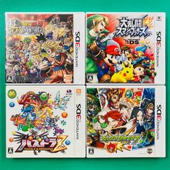 [4 점 세트] [특전 포함] 3DS 드래곤 볼 Z 초궁극 무투전 대난투 스매쉬 브라더스 for 닌텐도 3DS 퍼즈 드라 Z 몬스터 스트라이크 닌텐도 닌텐도