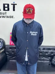 HUMAN MADE(ヒューマンメイド) クマ コーチジャケット ネイビー XLのサムネイル