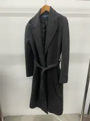 レディース)POLO RALPH LAUREN ウール100% ヘリンボーン ベルト付き コート 2サイズ