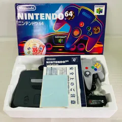 【すぐ遊べる】【動作確認済み】【箱/取説付き】任天堂 Nintendo 64 本体 NUS-001ブラック ニンテンドー HG2