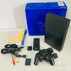 【すぐ遊べる】【動作確認済み】【箱/取説付き】【PS／DVD リモコン同梱】 SONY PS2 本体 ブラック SCPH-18000 ソニー PlayStation2 プレイステーション2 HG9