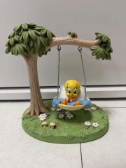 Tweety Bird 天使 ハープ フィギュア 置物 - メルカリ