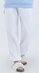 ユニセックス 白 起毛 ジョガーパンツ ジャージ 밴딩 パンツ