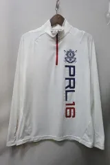 ポロ ラルフローレン ブラックウォッチ ハーフジップ 長袖 Tシャツ M