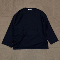 美品】ナナミカ Mサイズ相当 光電子 ロングスリーブポケットT 紺