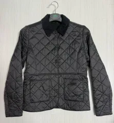 S級) バブアー デブロン タートルネックキルト (起毛商品) ジャケット ブラック 10 (55-66)