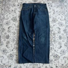 古着 00s LEVI'S 569 極太 ワイド デニム パンツ 濃紺 w32 - メルカリ