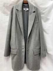 美品✨】MM6 コクーンチェスターコートグレー - メルカリ
